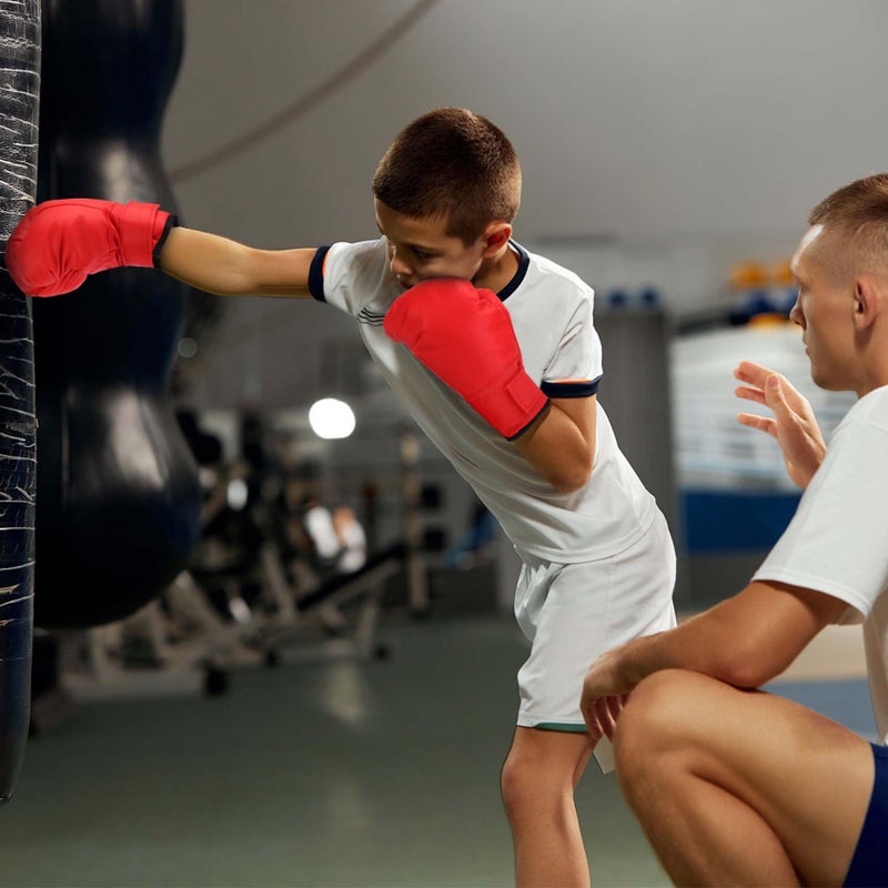 Micnaron 2 Pairs Boxing Gloves for Beginners & Kids, Boxing Training Gloves Suitable for Men & Women, Lightweight Shockproof Gloves for Training & Practice - Image 2